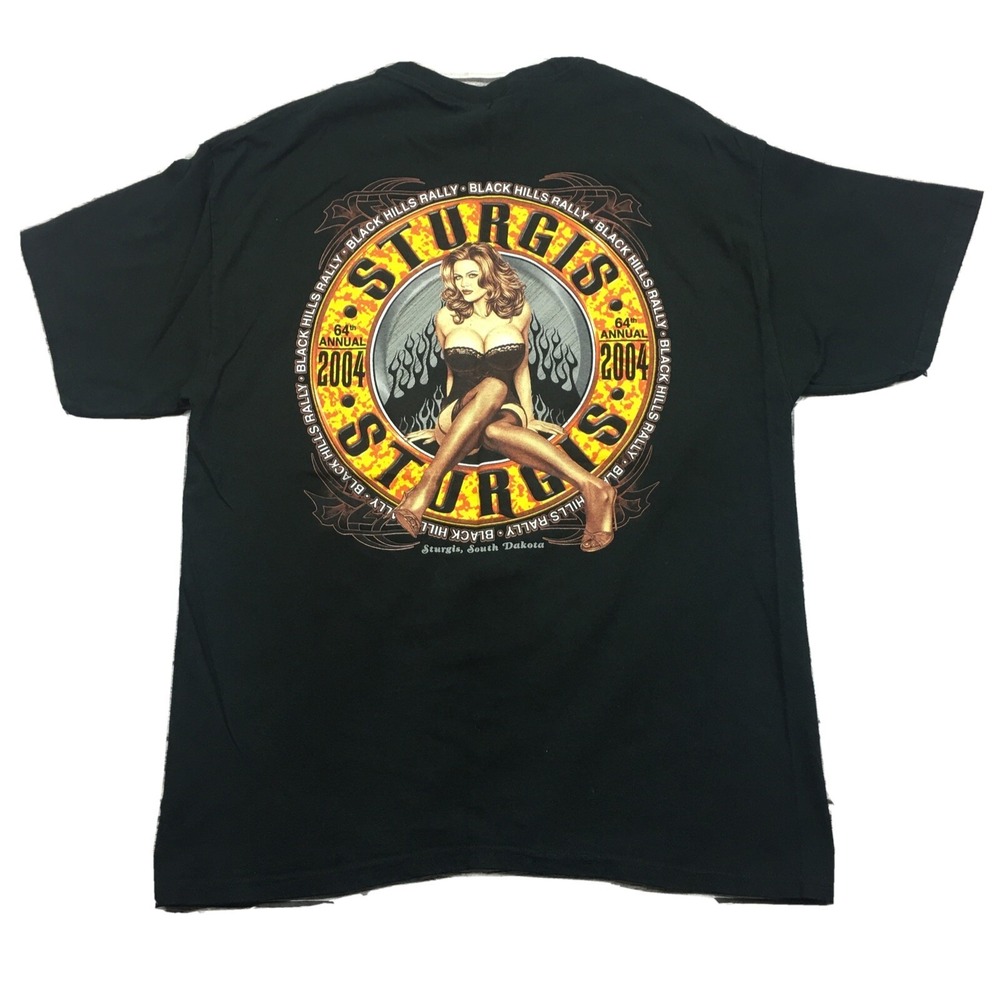 Sturgis Black Hills Rally 35 Years Strong 2004 64th annual Black Shirt